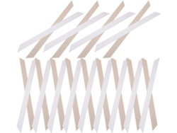 Paquete de 100 sujetacuellos de papel para camisas de hombre, diseño sencillo, material de papel, tamaño