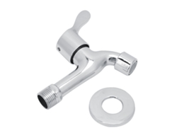 Cabezal de ducha cromado de aleación de zinc G1/2 para baño y cocina.