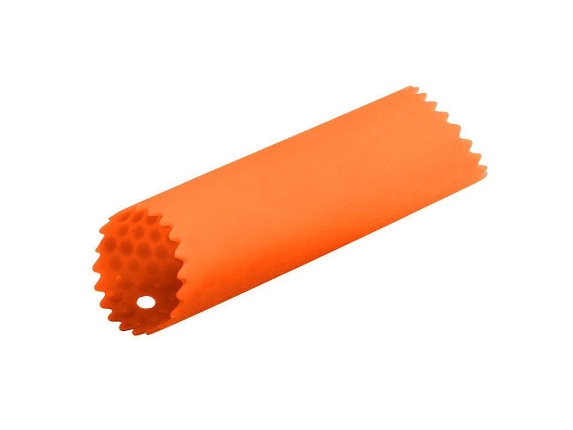 Pelador De Ajos Manual Ouzhan, De Silicona, Elástico, Con Fuerte Fricción, Práctico Para Uso Doméstico, Color Naranja.