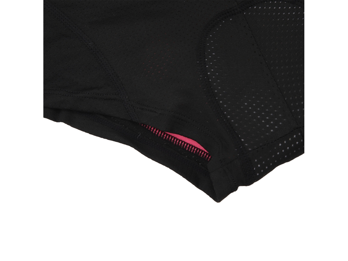 Rebe-roupa Interior De Ciclismo Feminino Calcinhas De Bicicleta Absorção De Impacto 3d Amortecido Preto Tamanho L