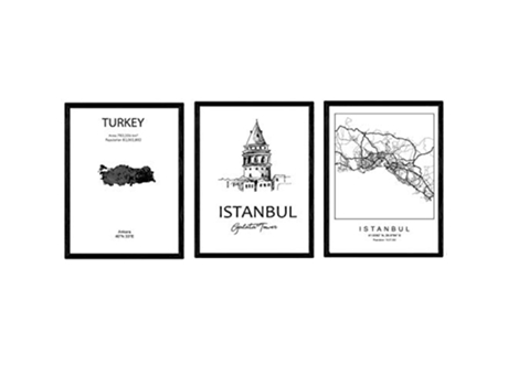 Pack de Poster NACNIC Paises y Monumentos (A3)