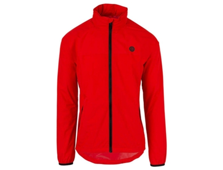 Abrigo para Hombre AGU Go Rain Essential Rojo para Ciclismo (M)