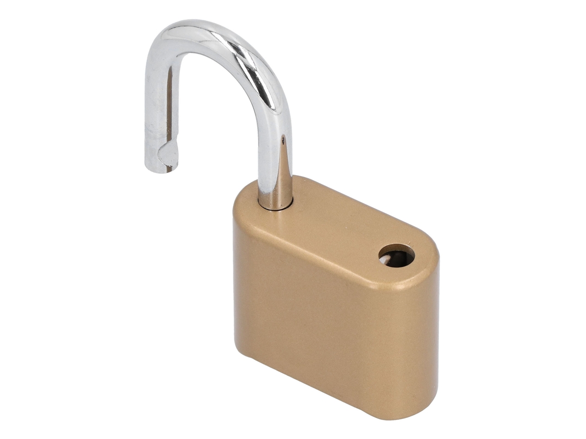 Candado Antirrobo De Combinación Sin Llave Para Puerta, Mochila, Equipaje, Seguridad, Duradero, Color Dorado.