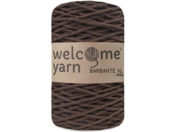 Hilo de Macramé WELCOME YARN Barbante XL Bb30 3mmx120M (Marrón Oscuro - Algodón - 10x16,5x10 cm)