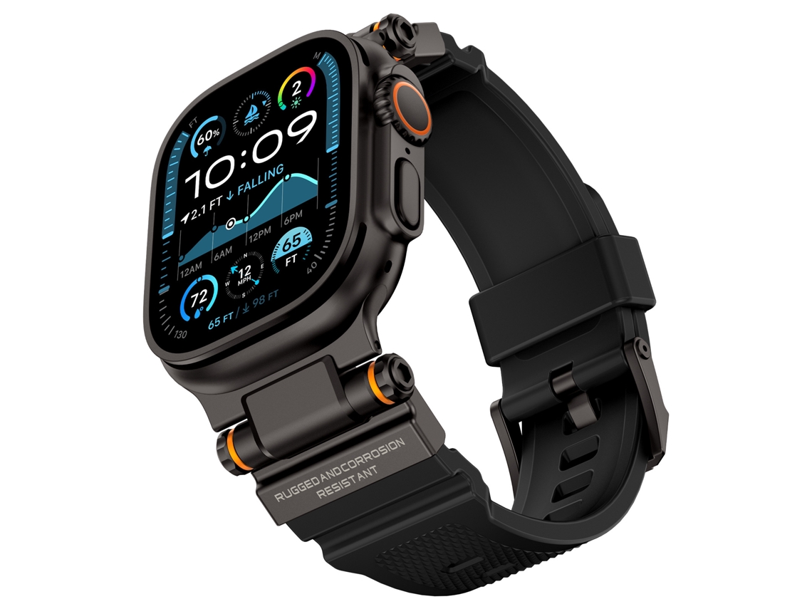 Correa XIAOMOYU para Apple Watch de 44/45/46/49 mm (negra)