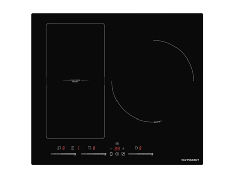 Placa de Inducción SCHNEIDER SCTI6031N5/1 (Eléctrica - 60 cm - Negro)