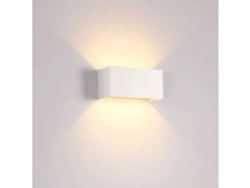 Aplique De Pared Led Para Exteriores De 12 W, Superbrillante E Impermeable.