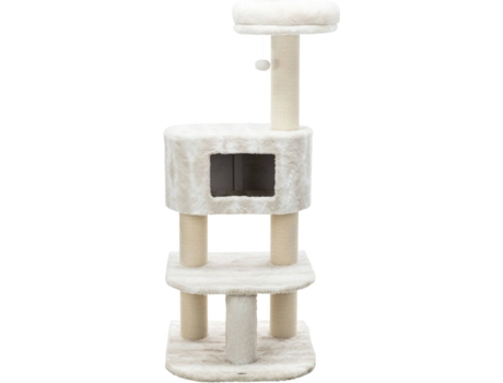 Rascador para Gatos TRIXIE Nelli (Blanco y Beige - 14 cm)