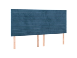 Cabecero Azul Oscuro 180x5x118/128 cm Terciopelo MAISON EXCLUSIVE