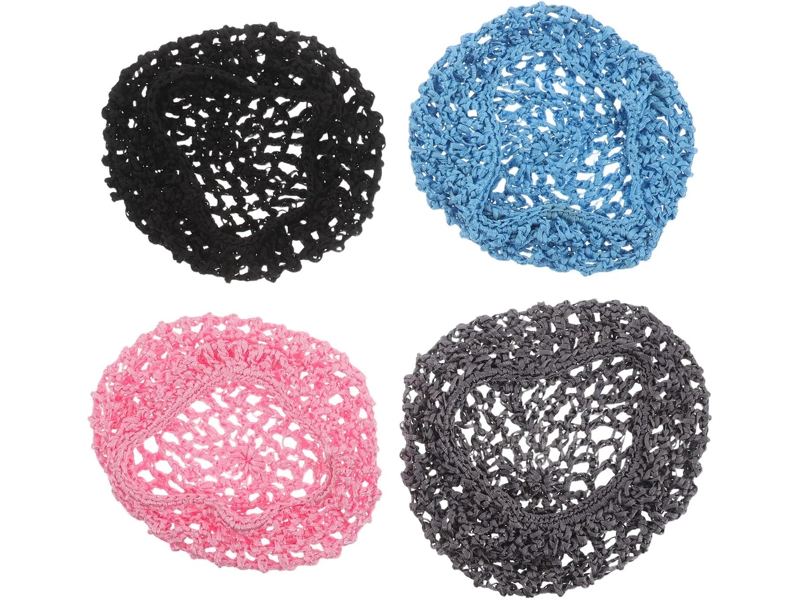 De Dormir Tejido A Crochet De Malla Transpirable 4 Piezas Negro Gris Rosa Azul Lago Para Mujer