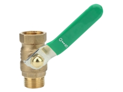 Válvula De Bola De Latón Con Rosca Macho A Hembra, 2 Vías, Interruptor G3/4".