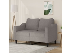 Sofá De 2 Plazas | Sofá De Salón | Sofá De Descanso De Tela Gris Taupé 120 Cm
