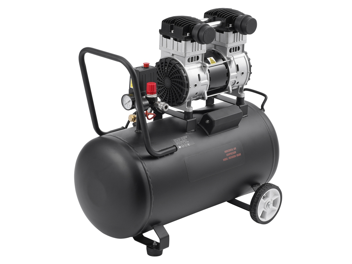 Compresor de aire portátil compacto sin aceite Succebuy de 60 L y 90 Psi, 720 x 390 x 710 mm