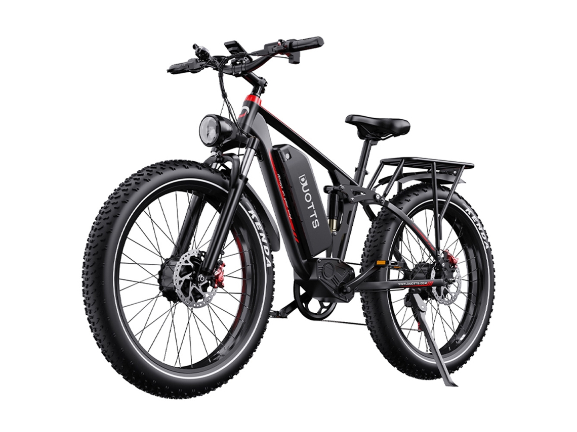 Bicicleta Eléctrica Duotts S26 De 1500 W (2 X 750 W), Batería Lg De 48 V Y 19,2 Ah, Velocidad Máxima De 50 Km/h, Autonomía De Hasta 120 Km, Neumáticos