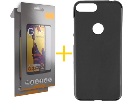 Carcasa + Protector Alcatel 1S 2019 SKYHE Lisa Negro 79673