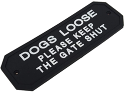 Señal De Advertencia Fácil De Ver Al Aire Libre De Silicona Flexible Para Perros, Placas Para El Hogar, Jardín,