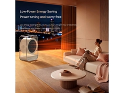 Negro Ipree Calefactor Aire Caliente Escritorio 220v Calentamiento Rápido Ajustable 90° Radiador Doméstico Hogar Oficina Invierno