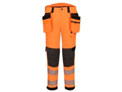 Pantalón Alta Visibilidad Ev4 Elástico Clase 2 | Funda Desmontable Naranja/negro Alto / 36