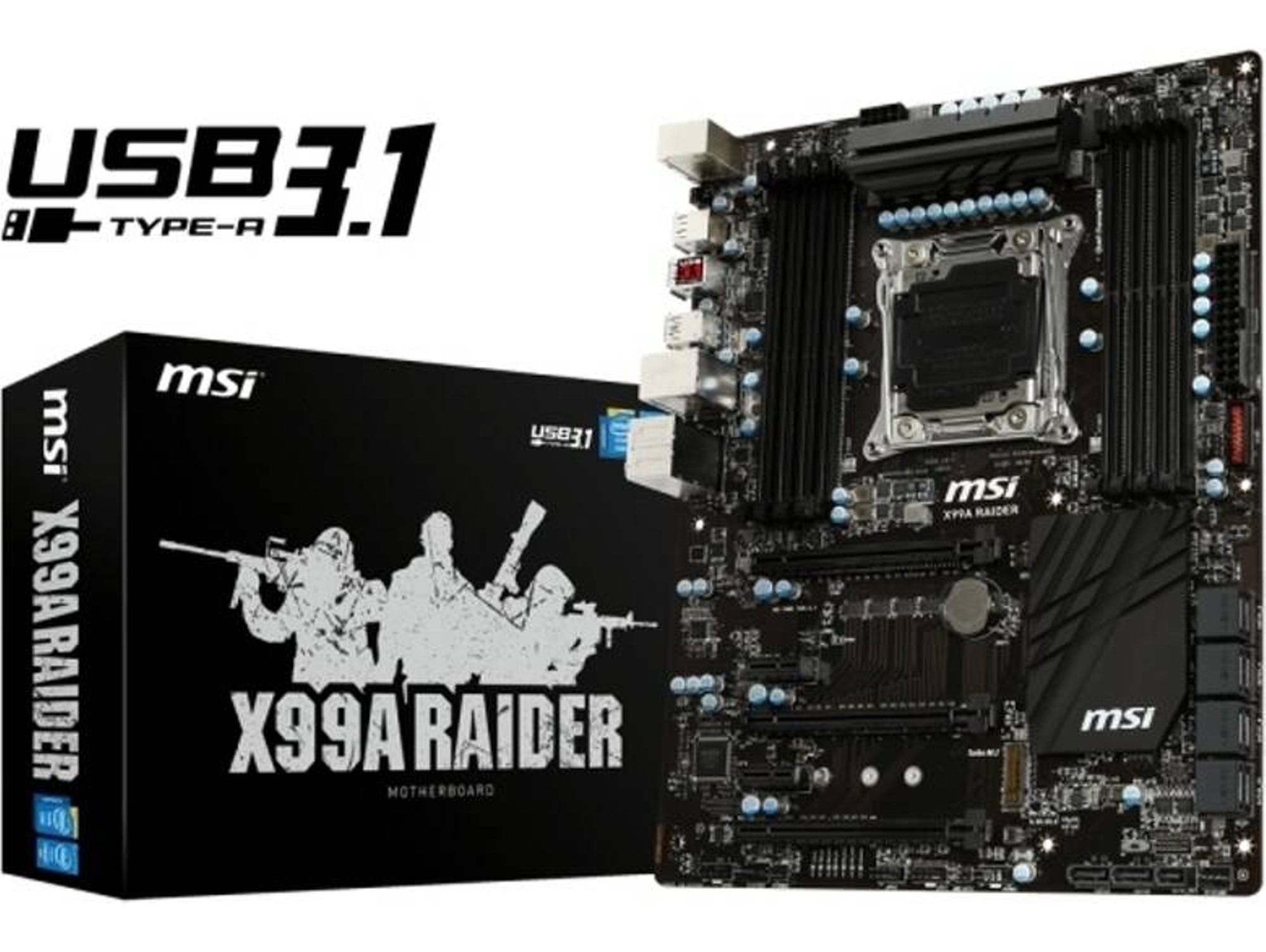 MOTHERBOARD MSI X99A RAIDER LGA2011-3
