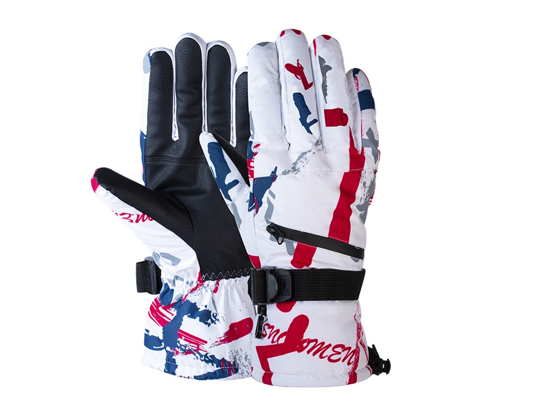 Guantes de esquí para hombre, impermeables, para nieve en invierno