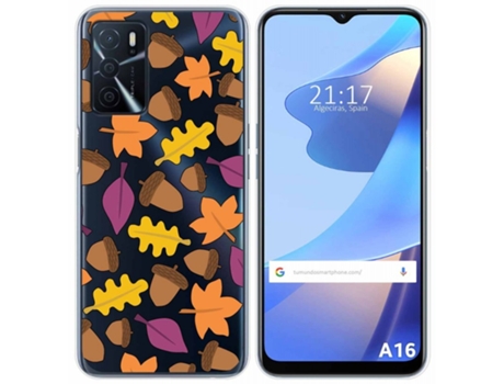 Carcasa Oppo A16 / A16s TUMUNDOSMARTPHONE Dibujos Transparente Multicolor
