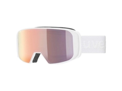 Máscara UVEX Máscara Esqui Saga To Branco Mirror Rose Lasergold Lite/CAT3+Clear/CAT1