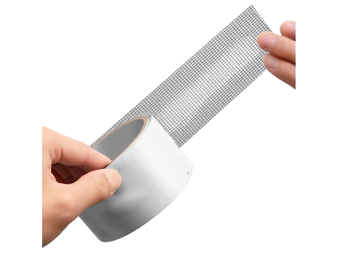 Parche Adhesivo Para Reparar Mosquiteras, Malla Antimosquitos, Autoadhesivo, Blanco, 2 M