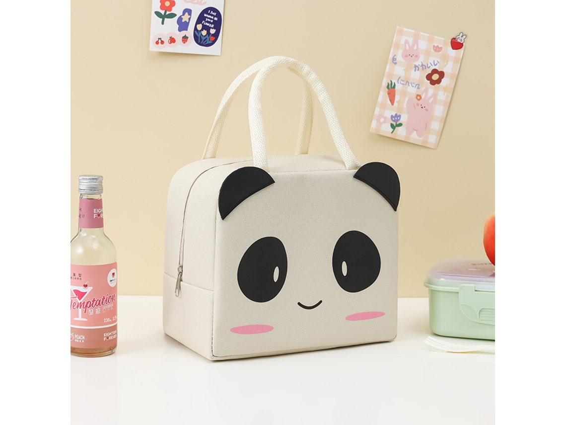 Bolsa para el almuerzo con diseño de pato amarillo - Adorable bolsa de lona aislante