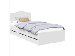 Maison Exclusive - Estructura De Cama Con Cajón 75 X 190 Cm Madera Ingenieril