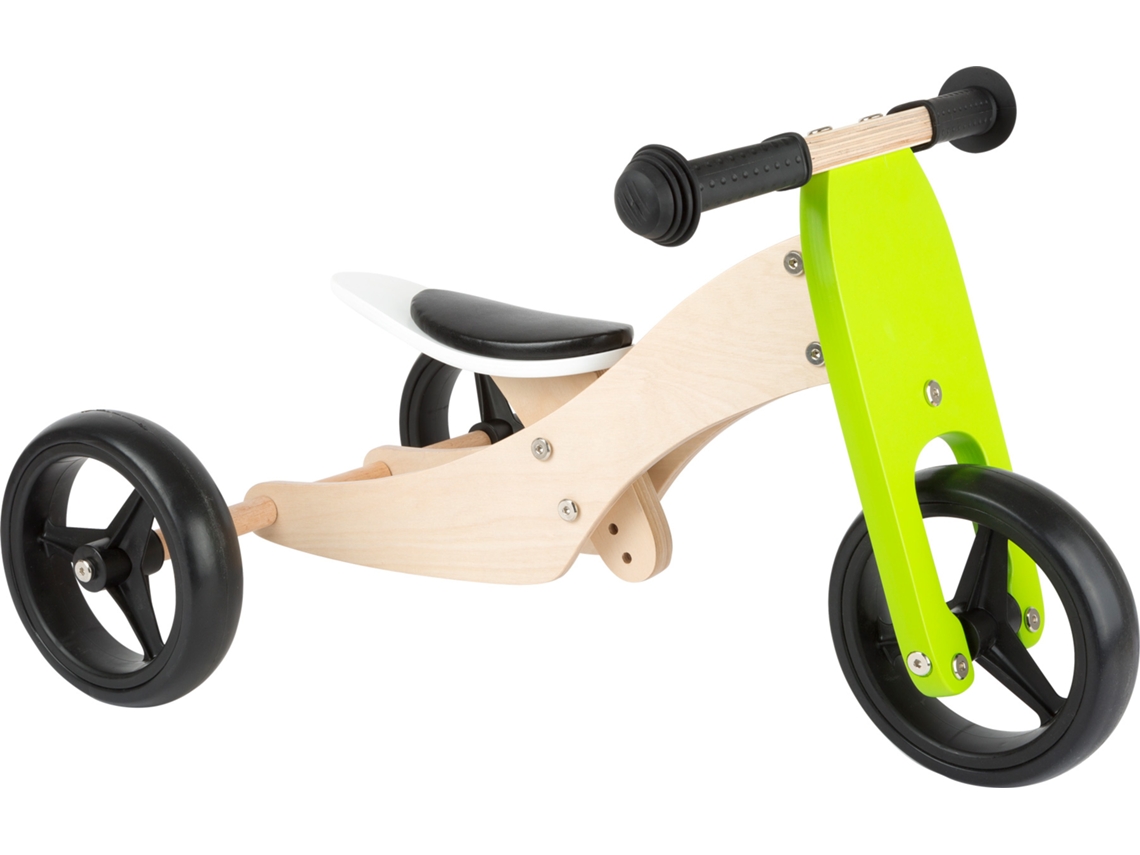 Triciclo SMALL FOOT COMPANY (Madera - Verde - 64 x 41 x 37 cm)