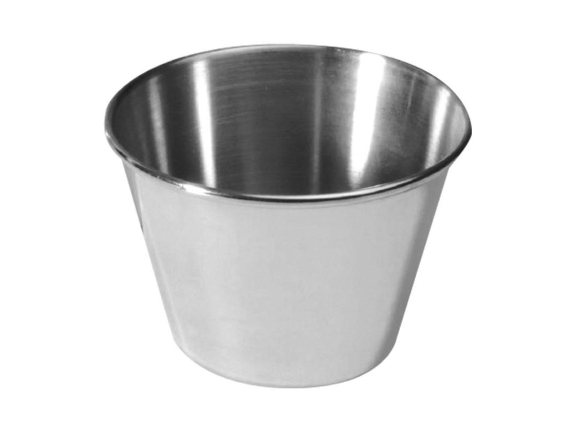 Flanero inoxidable liso 9 cm 3307