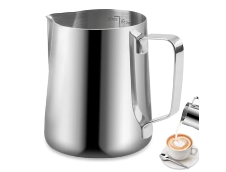 Taza XGF 600 ml Acero inoxidable Leche de espuma de espresso Espresso Coffee Barista Handle Craft Latte Cappuccino Café Tazas tazas tazas tazas | m...