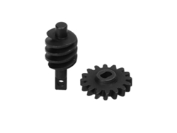 Juego De Engranajes Diferenciales De Acero Templado De 16 Dientes Para Coches Rc Axial Scx24 1/24, Color Negro.