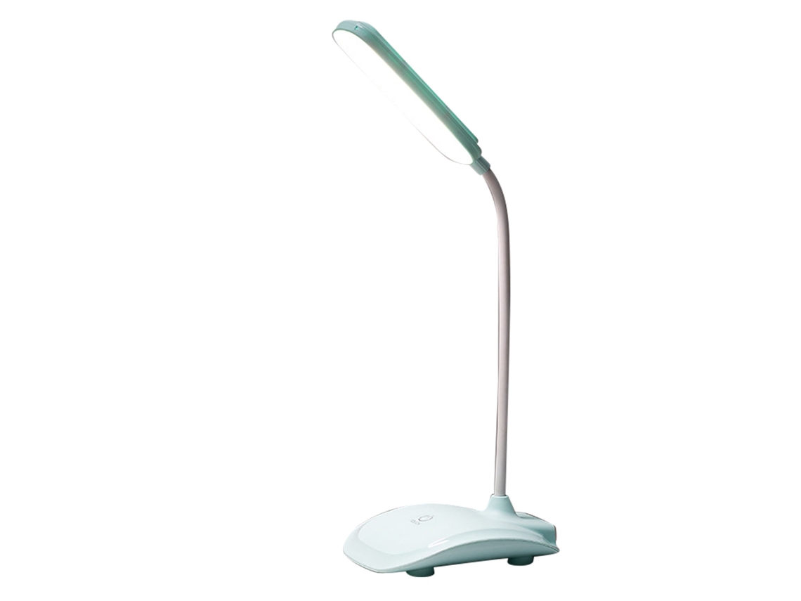 2026-lámpara De Escritorio Led Con Control Táctil, 3 Niveles De Temperatura De Color, Regulable Sin Escalas Y Carga Usb Cian