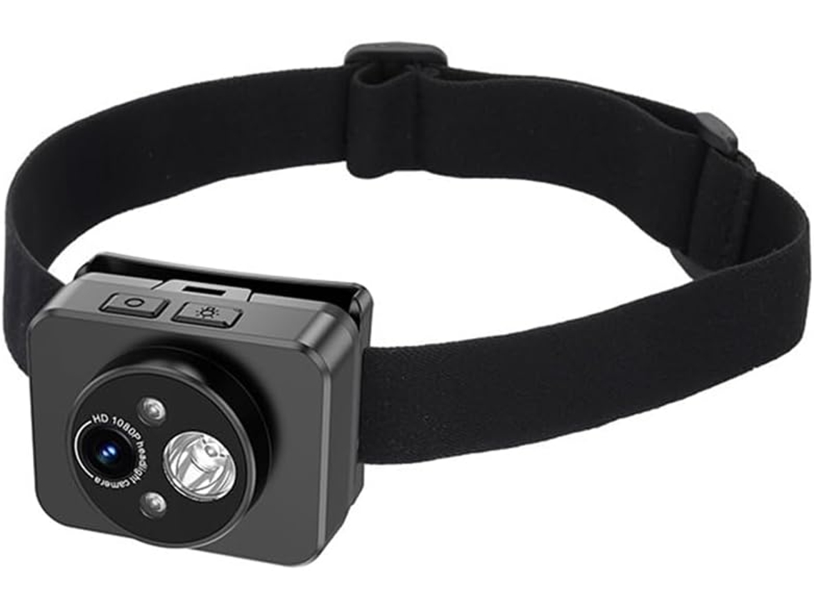 Cámara De Acción Ptz Hd Montada En La Cabeza Con Grabación De Vídeo Corta Antivibración Para Ciclismo Y Vlogs Al Aire Libre.