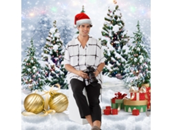 Fondo De Navidad Para Fotografía 2.1x1.5m/7x5ft Para Retratos Niños Decoración Fiesta Estudio