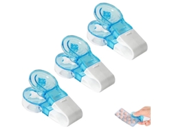 Dispensador De Medicamentos Portátil Con Estuche, Cortador Para Pastillas Pequeñas, Higiénico Y Práctico.