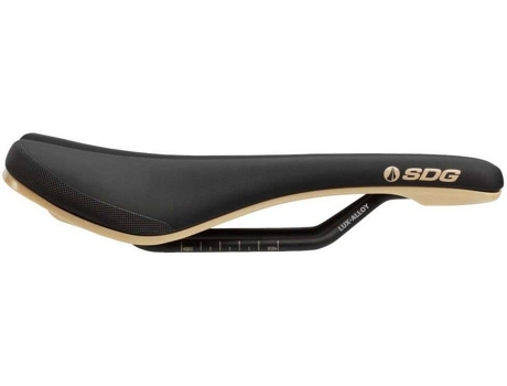 Sillín SDG COMPONENTS Bel Air V3 Lux-Alloy Matte Black Rails - Base Tan