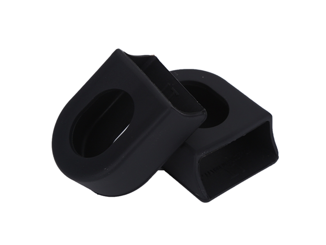 1 par de protectores de brazos para ciclismo, capa suave, accesorios de protección, color negro.