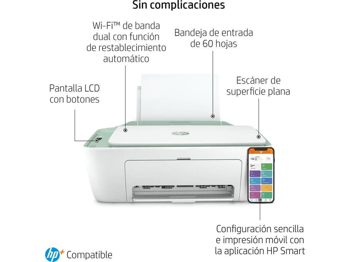 Impresora Multifunción HP Deskjet 2775 Wi-FI Impresora Multifunción  Impresión
