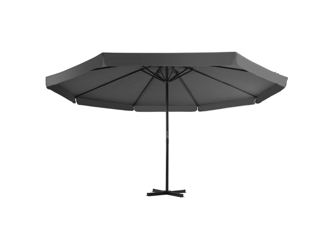 Sombrilla de exterior con mástil de aluminio 500 cm Antracita MAISON EXCLUSIVE