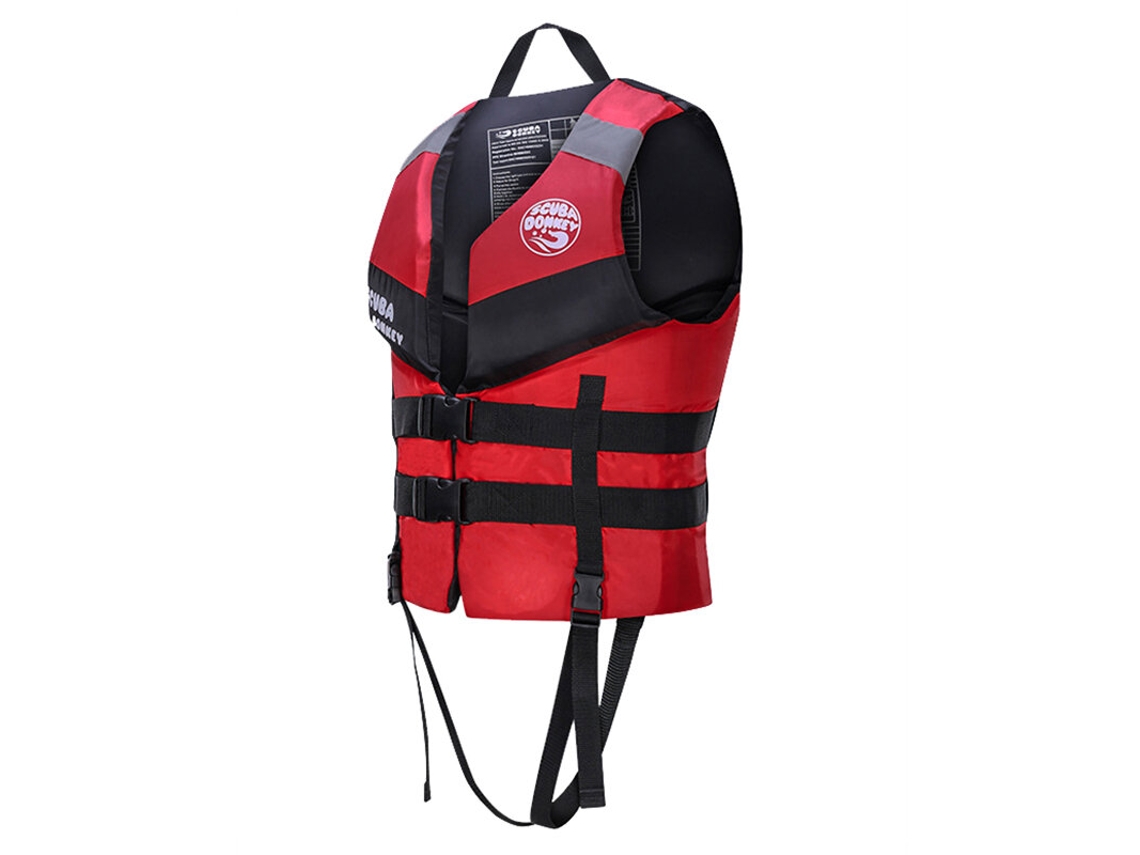 Naranja 2xl Chaleco Salvavidas Universal Neopreno Adultos Deportes Acuáticos Kayak Navegación Natación Seguridad Playa
