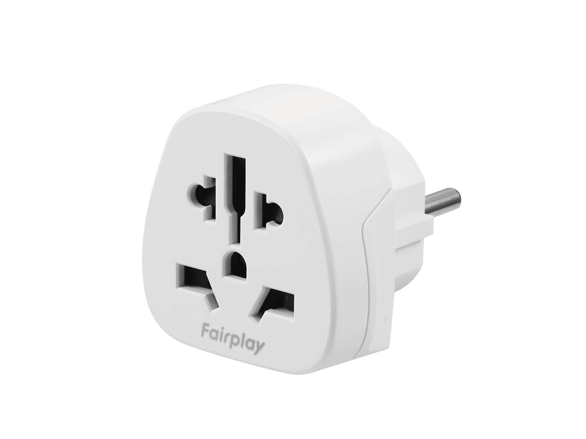 Adaptador De Viaje Universal A Francia Tipo E / F 15a 3750w 250v