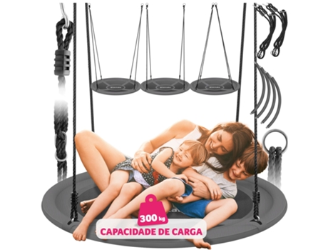 Columpio nido Swayer, ajustable en altura, 300 kg TECTAKE