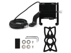 Soporte Para Teléfono G-91 Para Bicicleta Con Carga Usb Ajustable Para Motocicletas Y Bicicletas De 12-48 V.