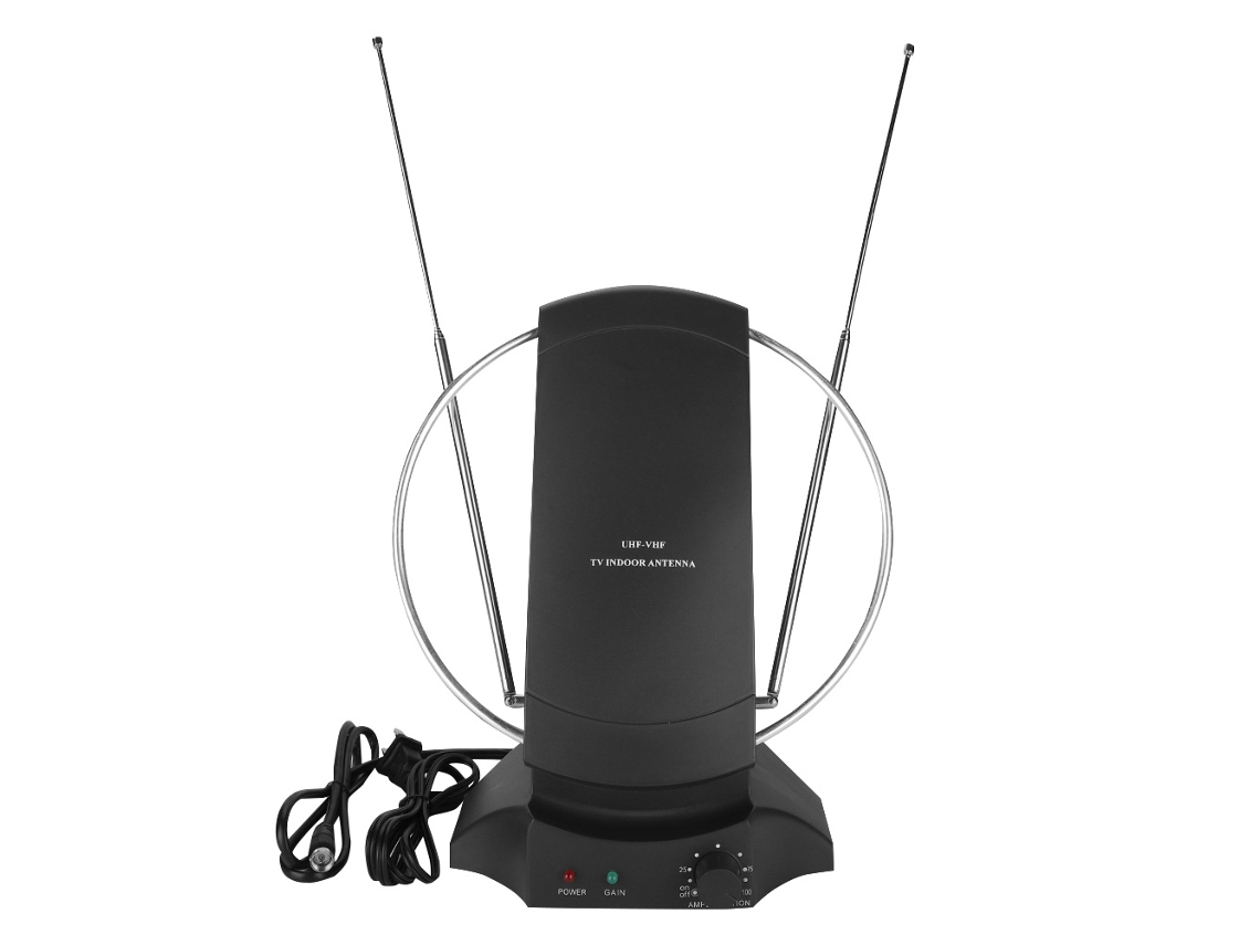 Antena De Tv De Interior Amplificada De Alta Ganancia Con Largo Alcance, Full Hd 4k.