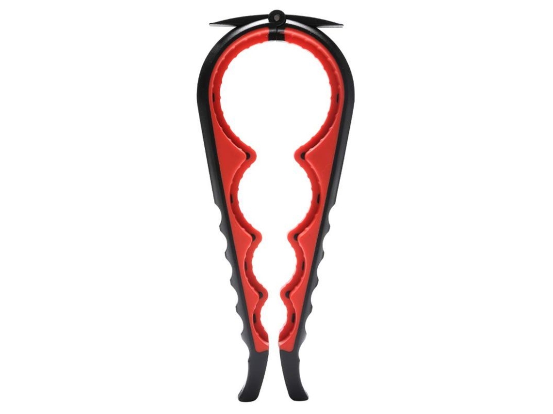 Abrefrascos Para Personas Con Poca Fuerza (negro Y Rojo) - Manual, Antideslizante, Fácil De Usar
