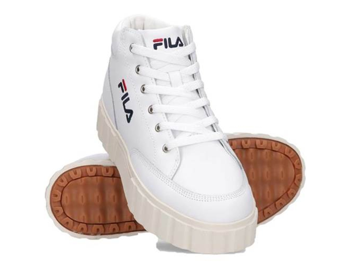 Zapatillas Deportivas Sandblast L Mid FILA Mujer (Blanco - Cuero Natural  -40)