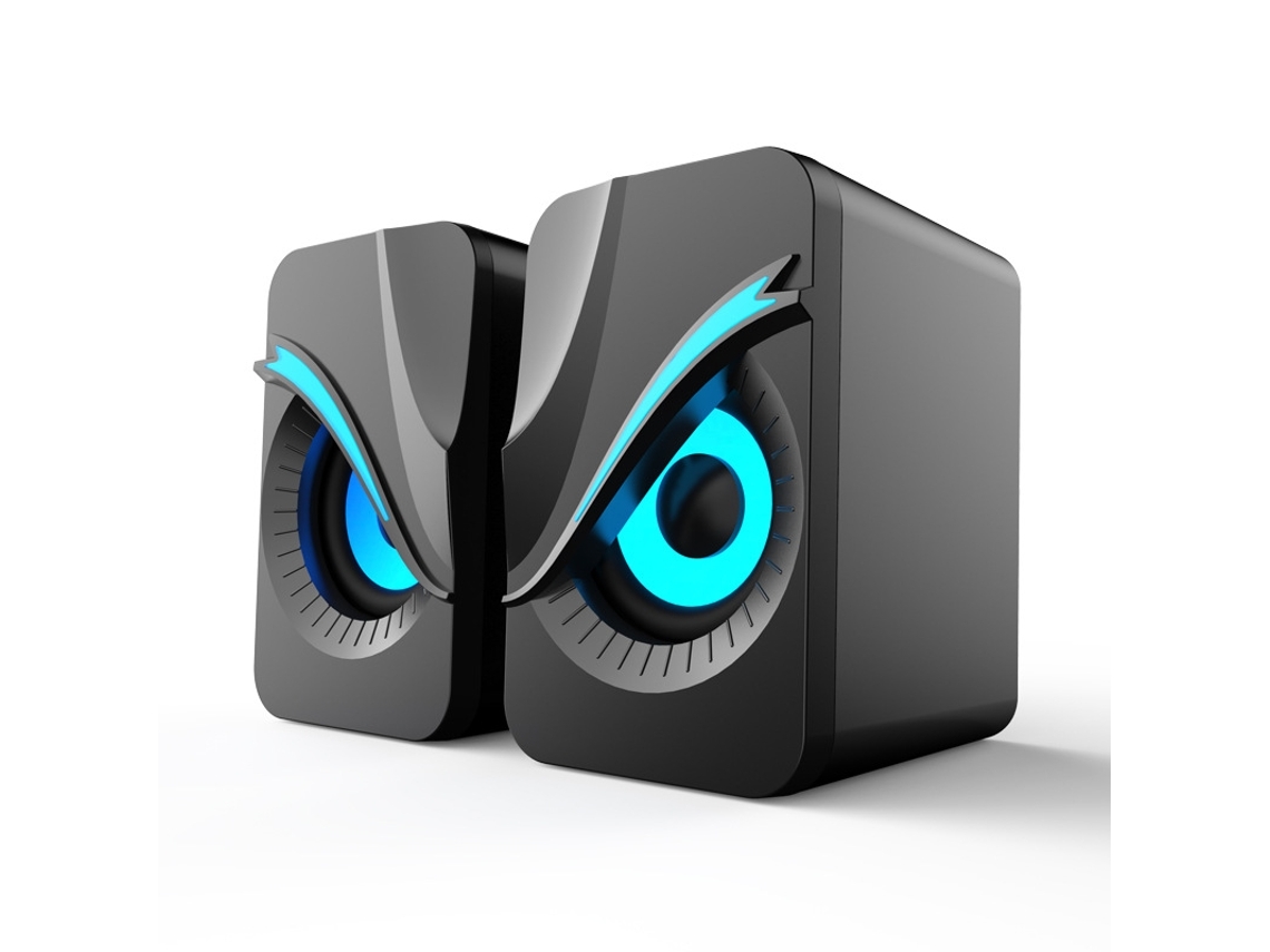 Altavoces De Rgb Pequeño Altavoz Multi Diafragma Tecnología Usb Con Cable Portátil Mini Altavoz Subwoofer Gusshious