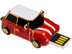 Memoria Usb Con Forma De Coche Clásico De 4 Gb, Disco De Almacenamiento De Datos Compacto.